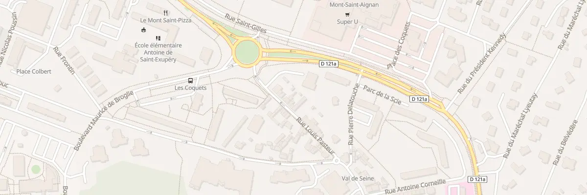 Plan du 122 Rue Louis Pasteur à Mont-Saint-Aignan