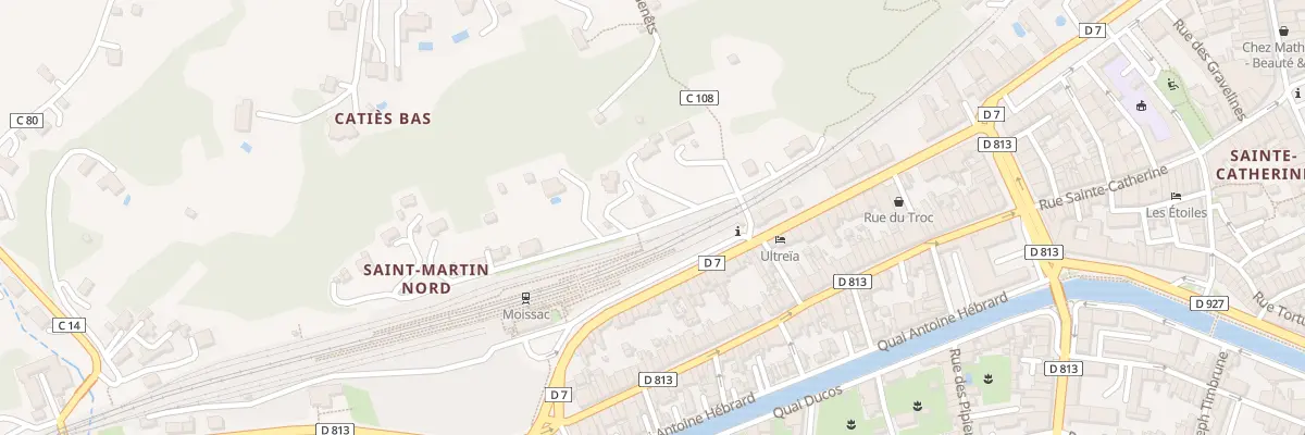 Plan du 5 Che de Saint-Martin à Moissac