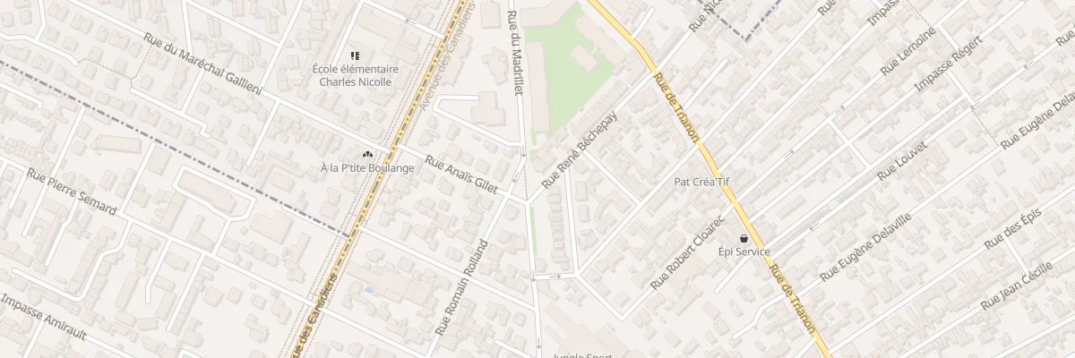 Plan du 3 Rue du Madrillet à Sotteville-lès-Rouen