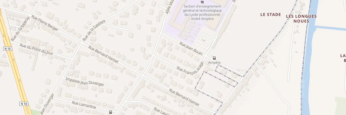Plan du 6 Rue François Arago à Vendôme