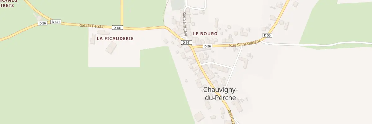 Plan du 10 Rue du Perche à Chauvigny-du-Perche