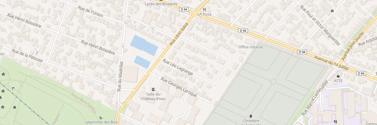 Plan du 30 Rue Leo Lagrange à Sotteville-lès-Rouen