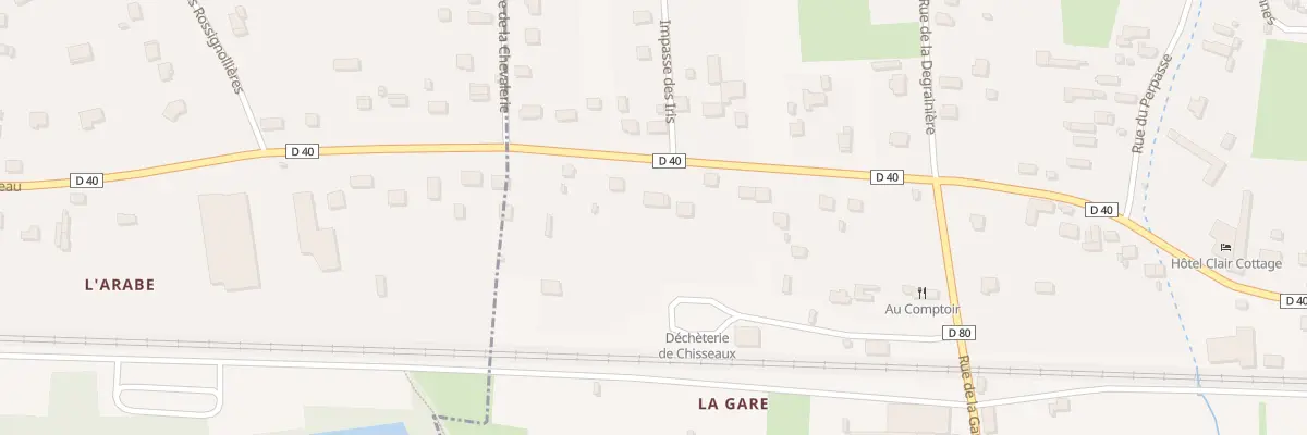 Plan du 58 Rue de l’Europe à Chisseaux