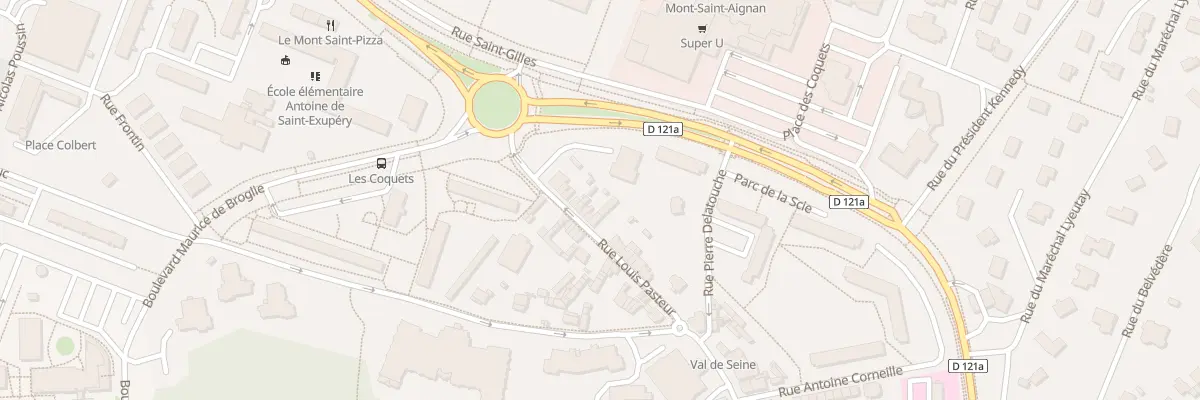 Plan du 120 Rue Louis Pasteur à Mont-Saint-Aignan