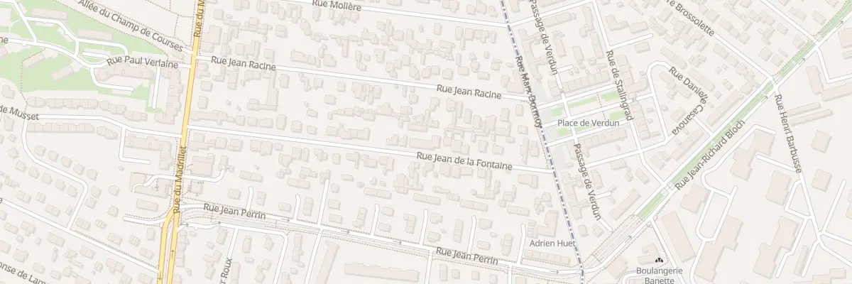 Plan du 27 Rue Jean de la Fontaine à Saint-Étienne-du-Rouvray