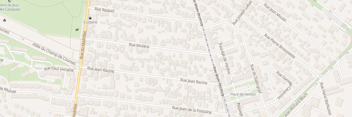 Plan du 38 Rue Moliere à Saint-Étienne-du-Rouvray
