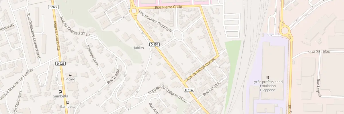 Plan du 116 Rue Gal Chanzy à Dieppe