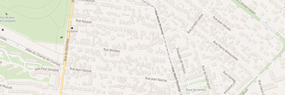 Plan du 37B Rue Moliere à Saint-Étienne-du-Rouvray