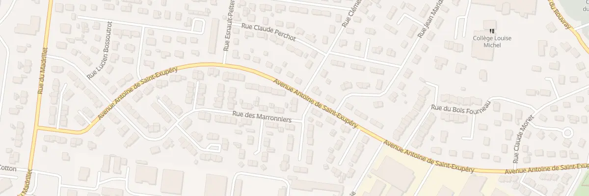 Plan du 83 Rue des Marronniers à Saint-Étienne-du-Rouvray