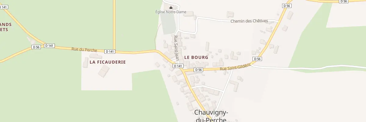 Plan du 2 Rue St Jean à Chauvigny-du-Perche