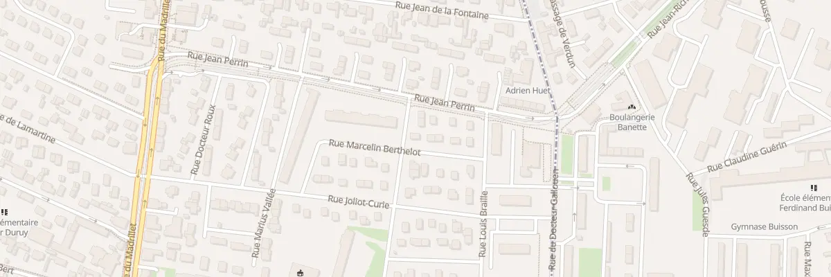 Plan du 7 Rue M Berthelot à Saint-Étienne-du-Rouvray
