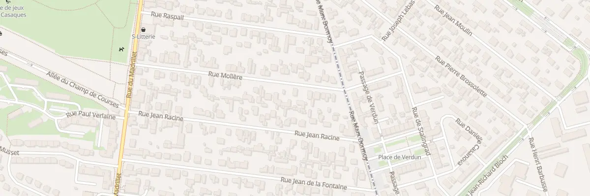 Plan du 40 Rue Moliere à Saint-Étienne-du-Rouvray
