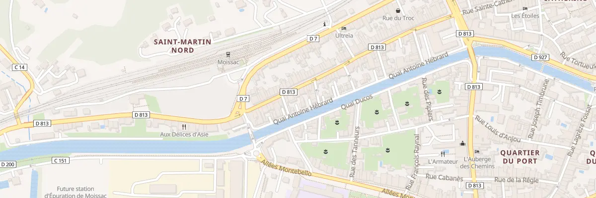Plan du 69 Rue Gambetta à Moissac