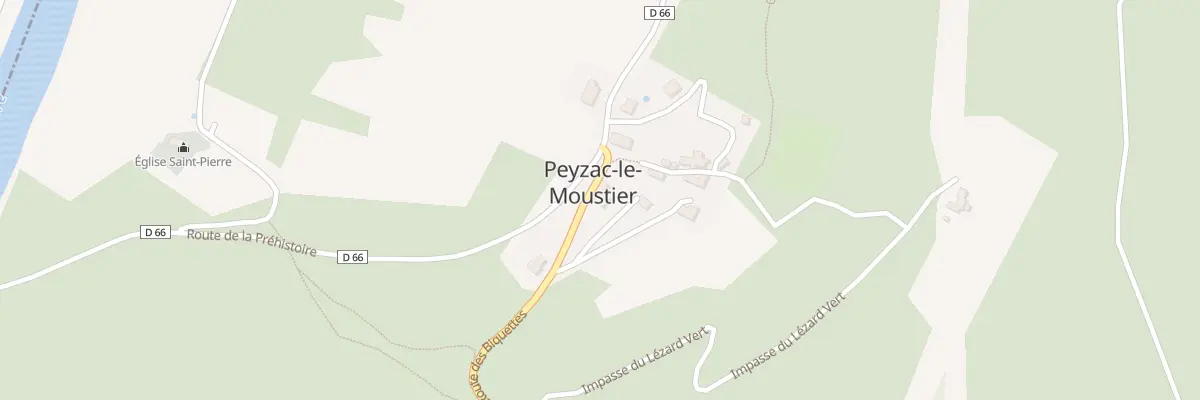 Plan du 49 Rte des Biquettes à Peyzac-le-Moustier