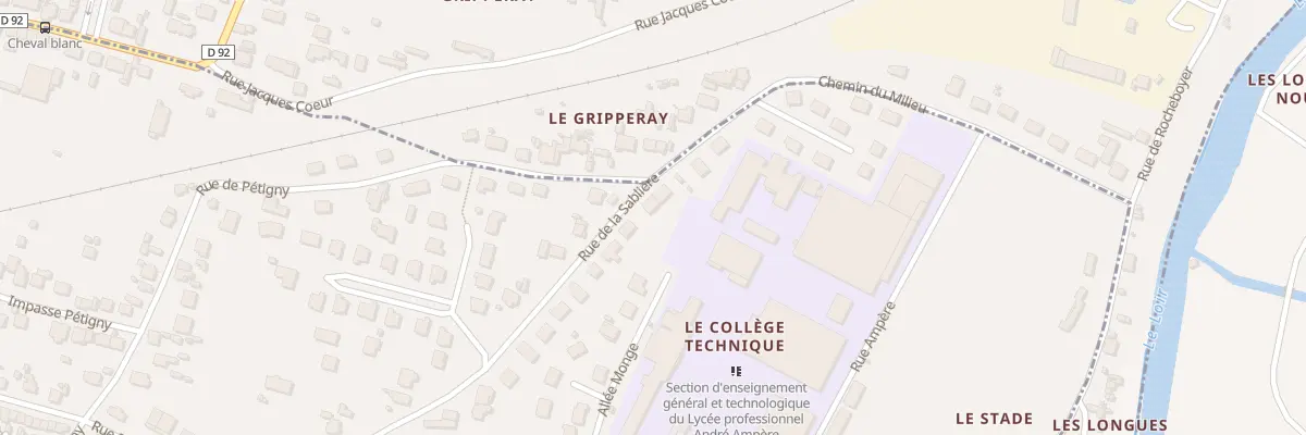 Plan du 35 Rue de la Sablière à Vendôme