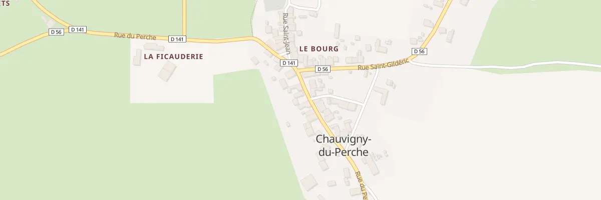 Plan du 12 Rue du Perche à Chauvigny-du-Perche