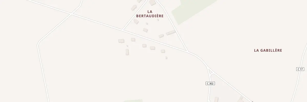 Plan du 3 La Bertaudiere à Bridoré
