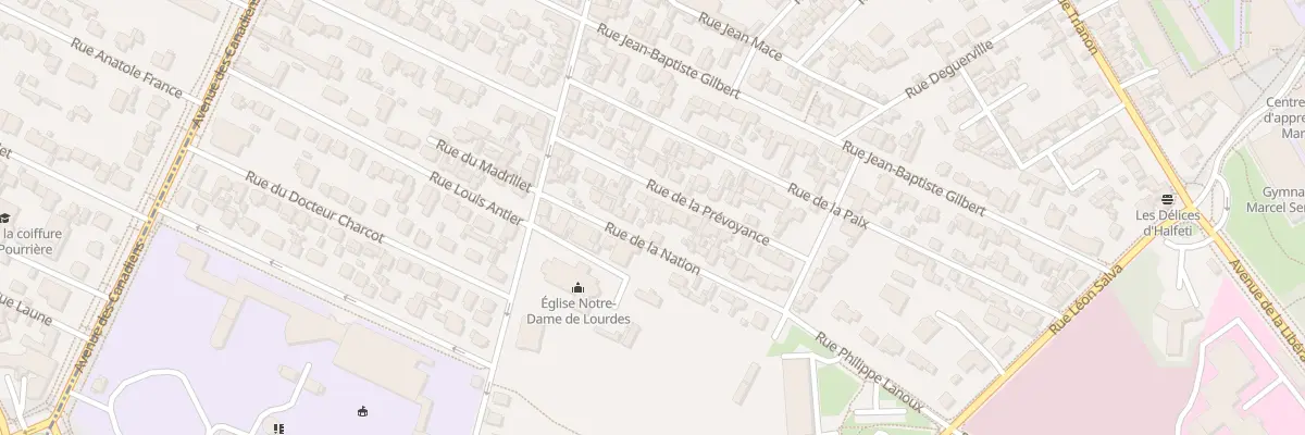 Plan du 12 Rue de la Prévoyance à Sotteville-lès-Rouen