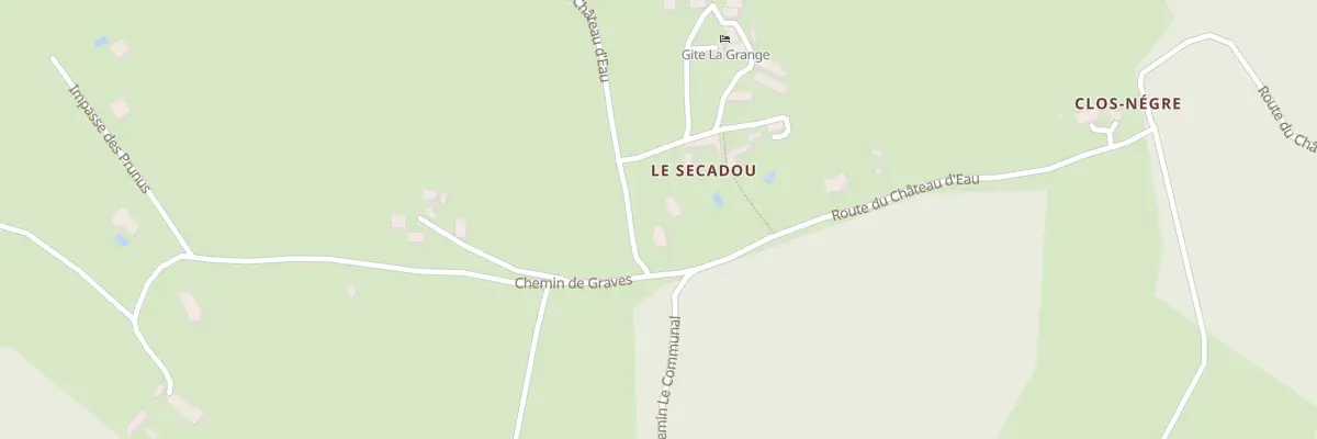 Plan du 659 Rte du Château d’Eau à Castels et Bézenac