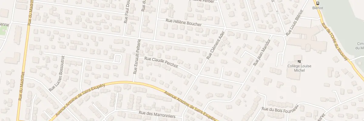 Plan du 9 Rue Claude Perchot à Saint-Étienne-du-Rouvray
