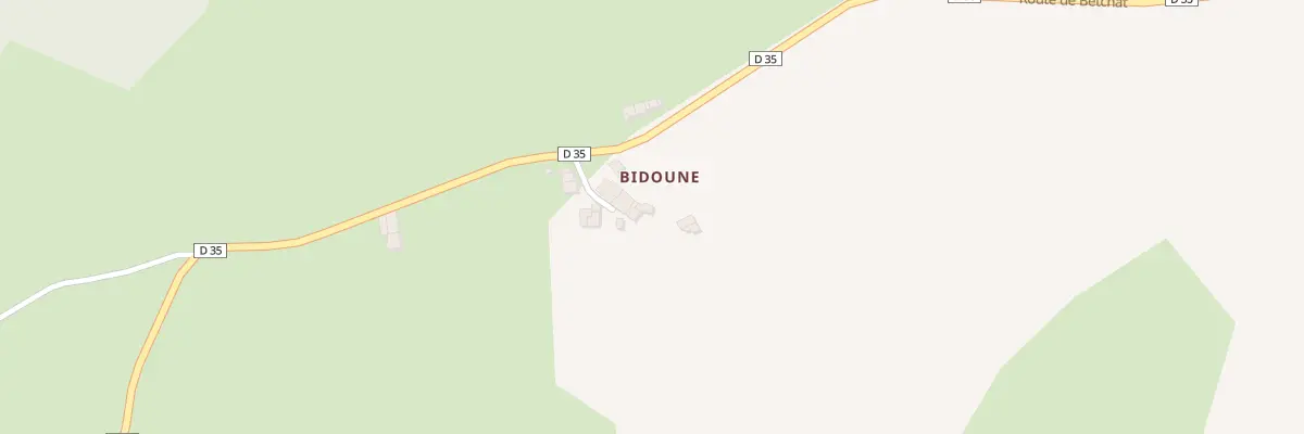 Plan du 17 Bidoune Hameau à Fabas