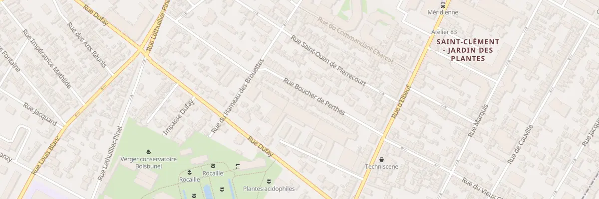 Plan du 45 Rue Boucher Perthes à Rouen