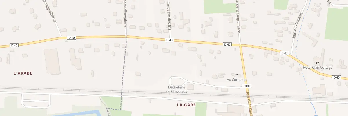 Plan du 56 Rue de l’Europe à Chisseaux