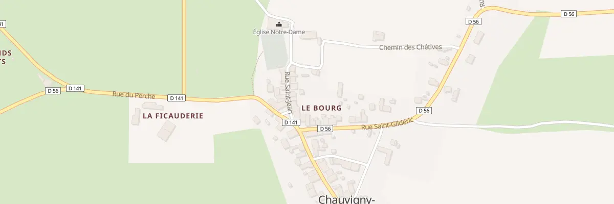 Plan du 4 Rue St Jean à Chauvigny-du-Perche