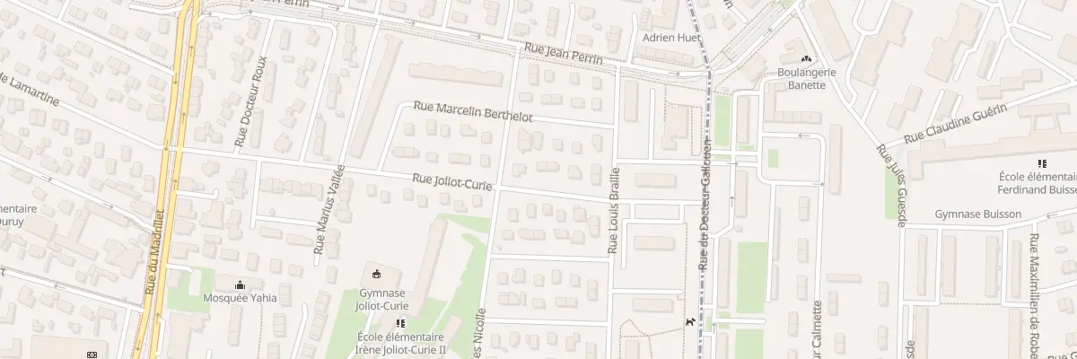 Plan du 21 Rue Joliot Curie à Saint-Étienne-du-Rouvray