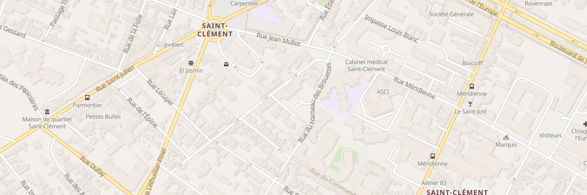 Plan du 107 Rue Louis Blanc à Rouen