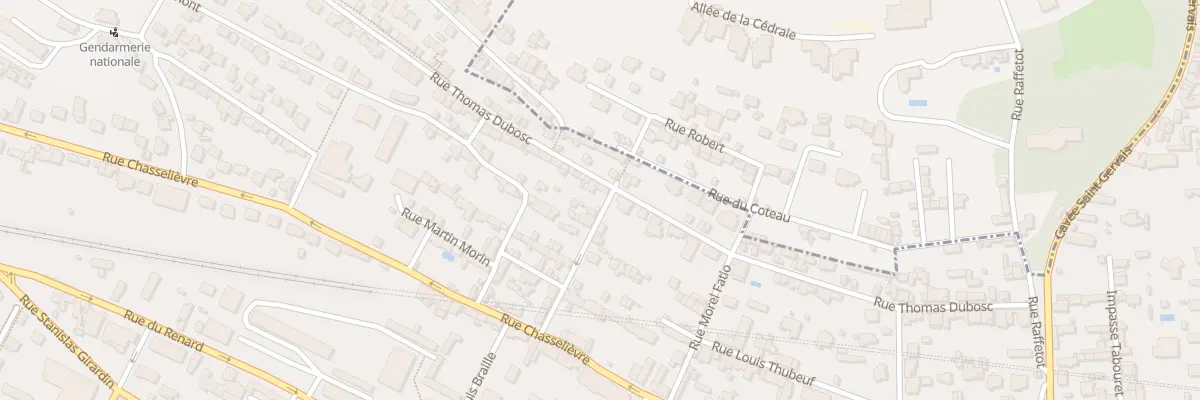 Plan du 47 Rue Thomas Dubosc à Rouen