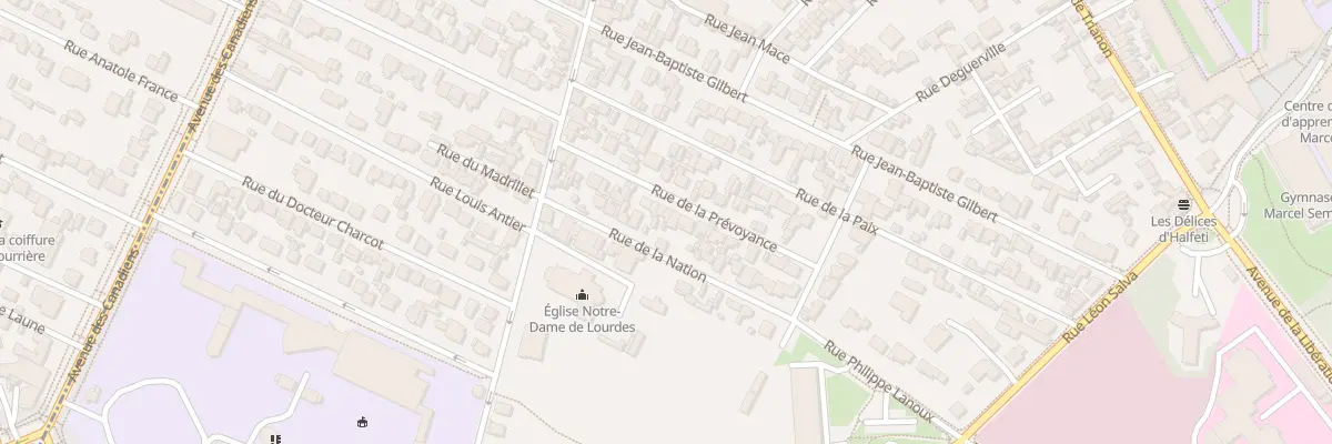 Plan du 14 Rue de la Prévoyance à Sotteville-lès-Rouen