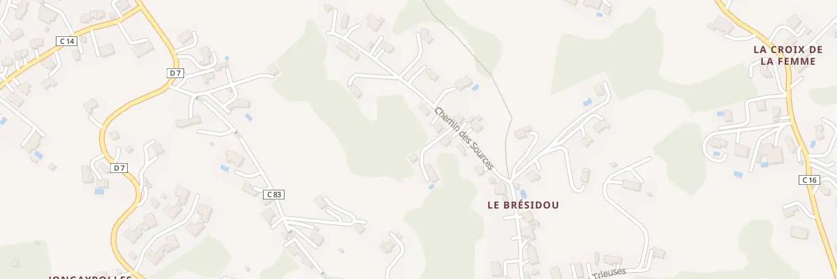 Plan du 93 Che des Sources à Moissac