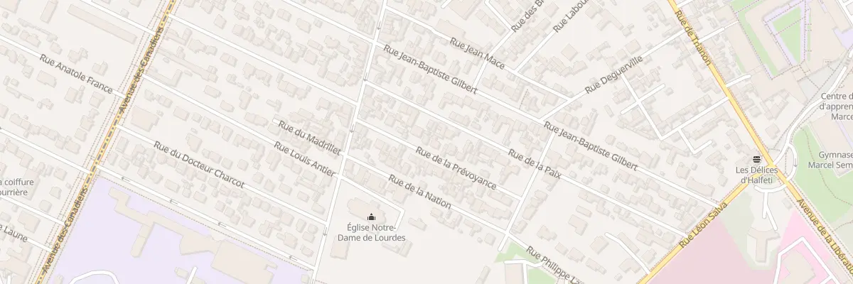 Plan du 9 Rue de la Prévoyance à Sotteville-lès-Rouen