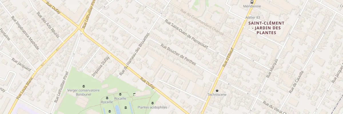 Plan du 43 Rue Boucher Perthes à Rouen