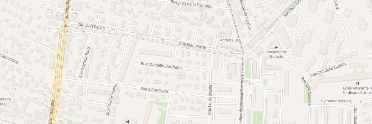 Plan du 9 Rue M Berthelot à Saint-Étienne-du-Rouvray