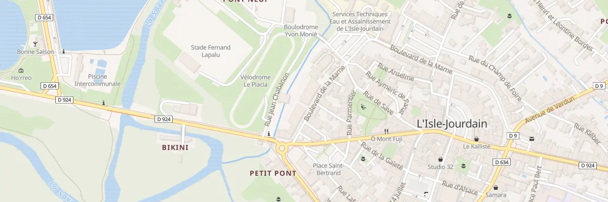 Plan du 6 Bd de la Marne à L’Isle-Jourdain