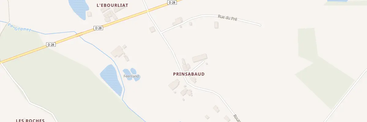 Plan du 5320E Prinsabaud à Veyrac
