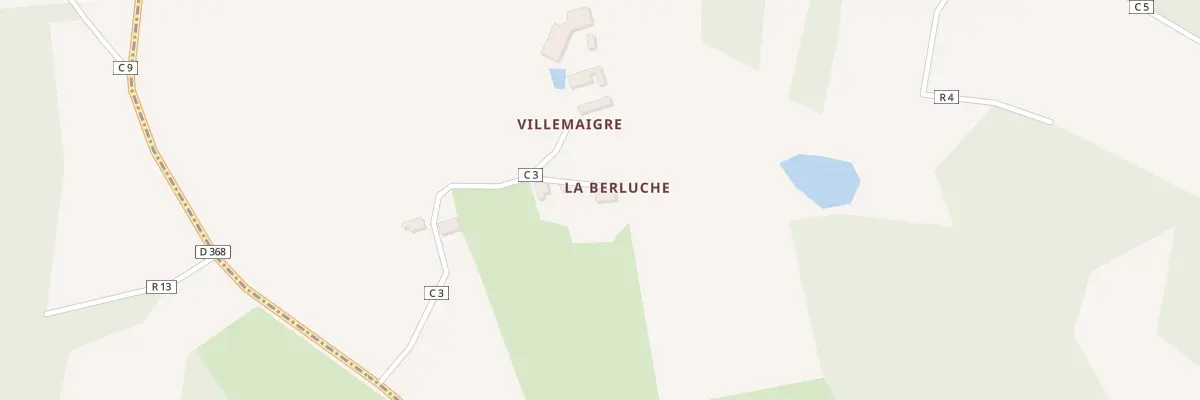 Plan du 2 Villemaigre à Dampierre-sous-Brou