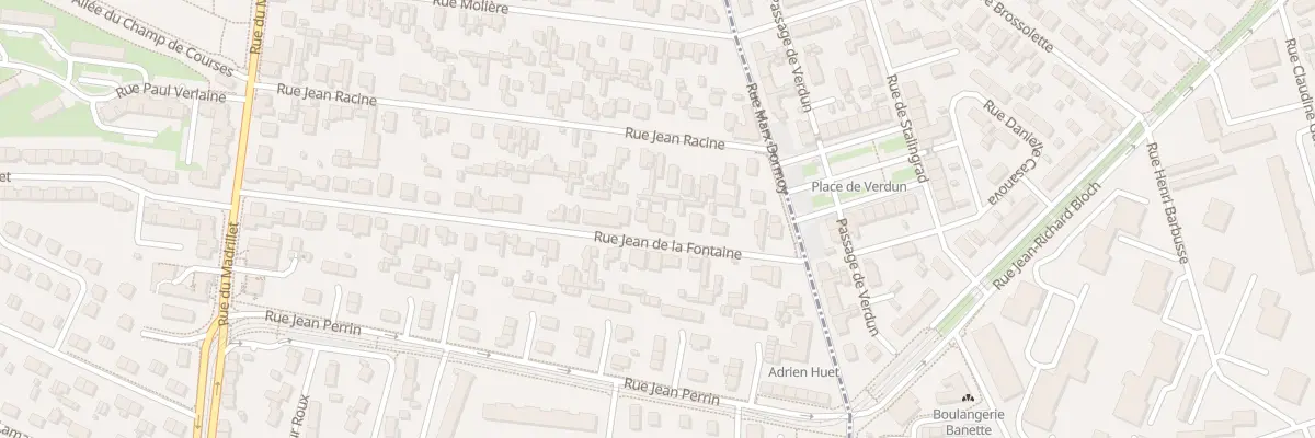 Plan du 45 Rue Jean de la Fontaine à Saint-Étienne-du-Rouvray