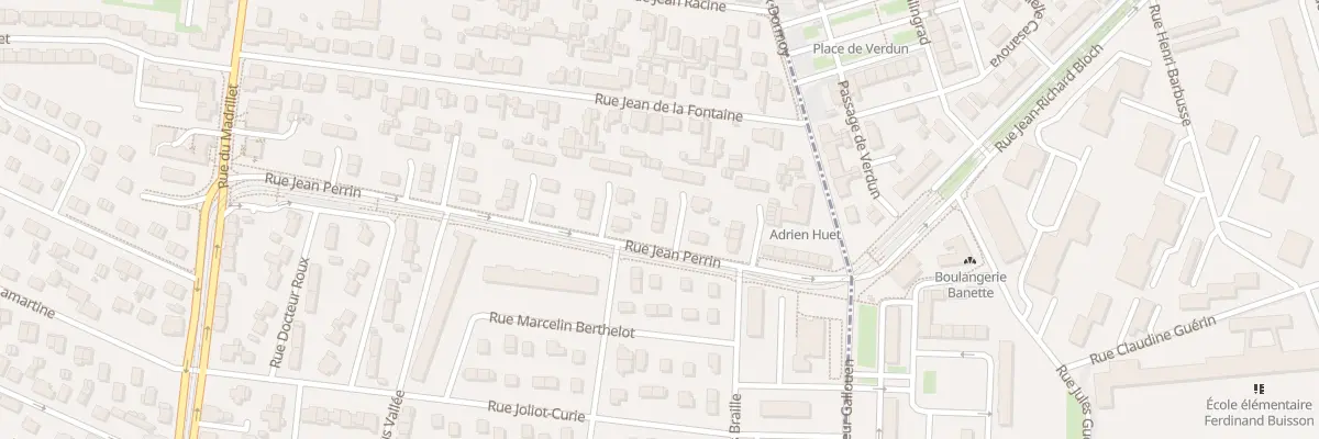 Plan du 61 Rue Jean Perrin à Saint-Étienne-du-Rouvray