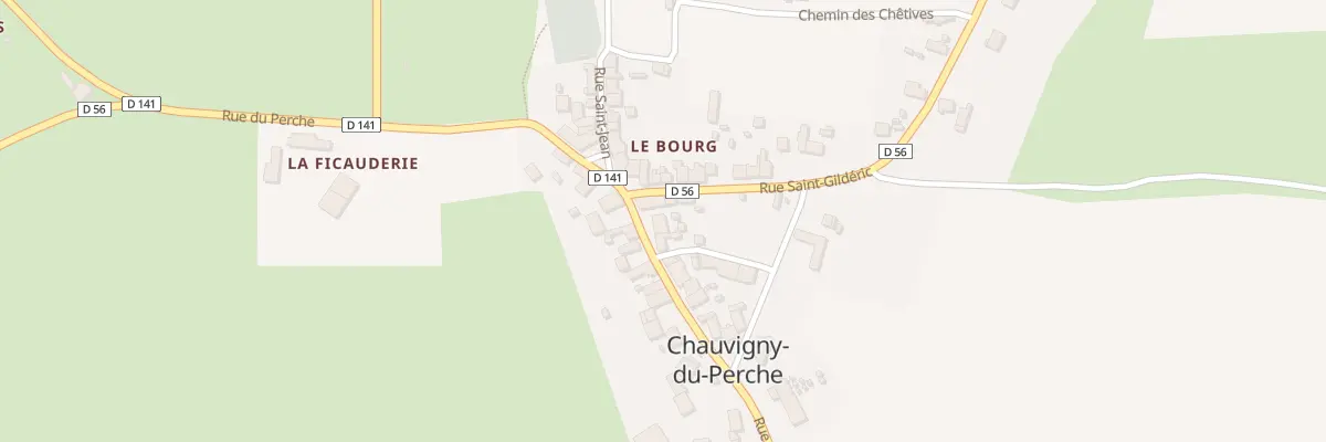 Plan du 5 Rue du Perche à Chauvigny-du-Perche