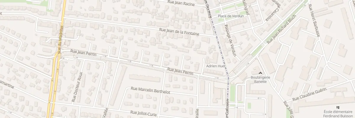 Plan du 63 Rue Jean Perrin à Saint-Étienne-du-Rouvray