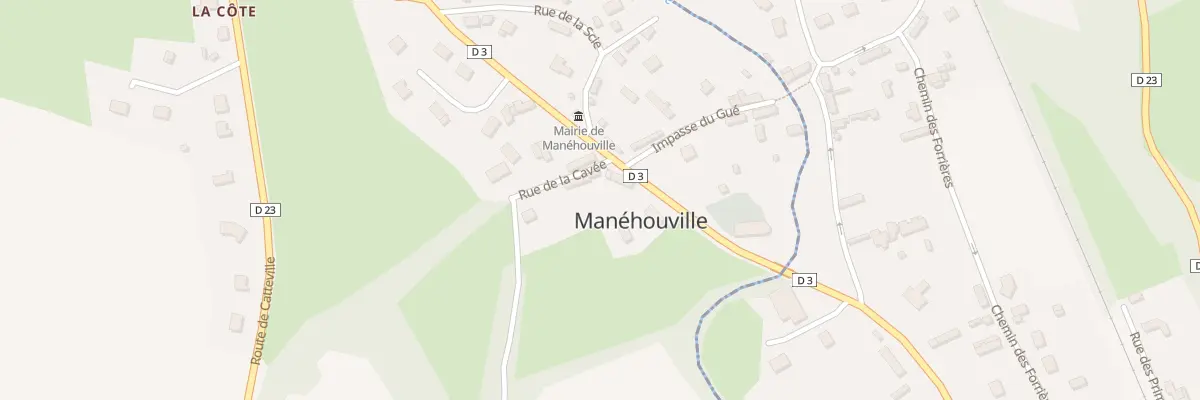 Plan du 2 Rue de la Cavee à Manéhouville