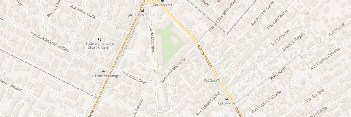 Plan du 20 Rue Rene Bechepay à Sotteville-lès-Rouen