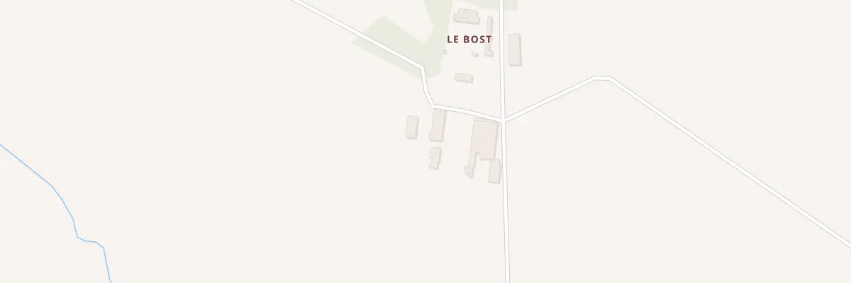 Plan du 3 Le Bost à Brigueil-le-Chantre