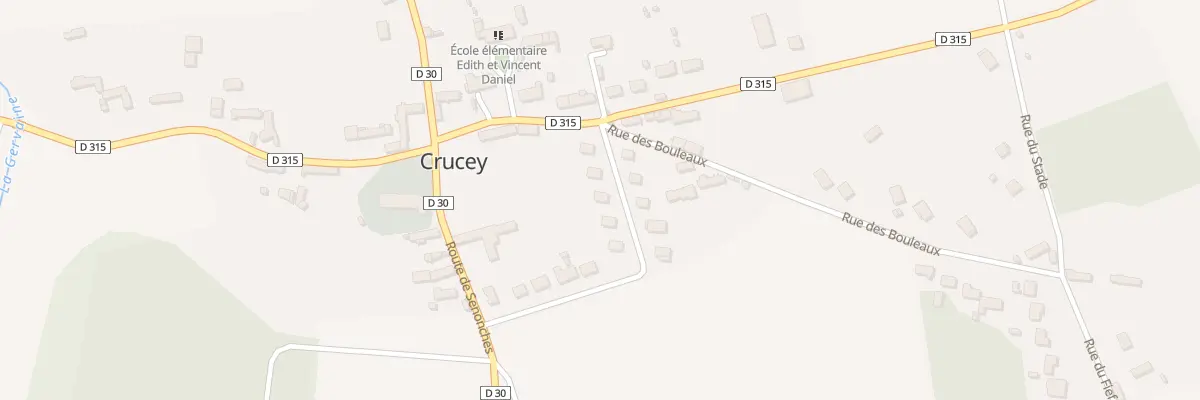 Plan du 6 Rue des Maisons Neuves à Crucey-Villages