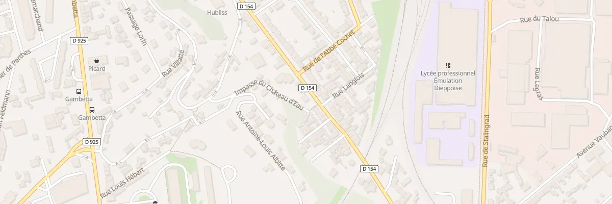 Plan du 121 Rue Gal Chanzy à Dieppe