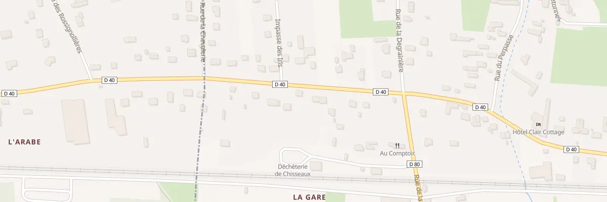 Plan du 54 Rue de l’Europe à Chisseaux