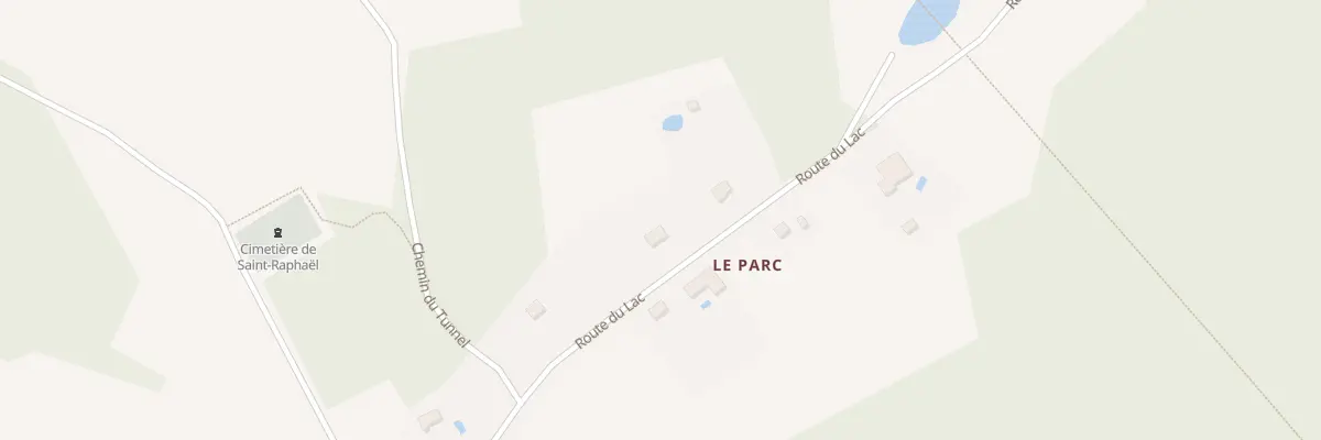 Plan du 323 Rte du Lac à Saint-Raphaël